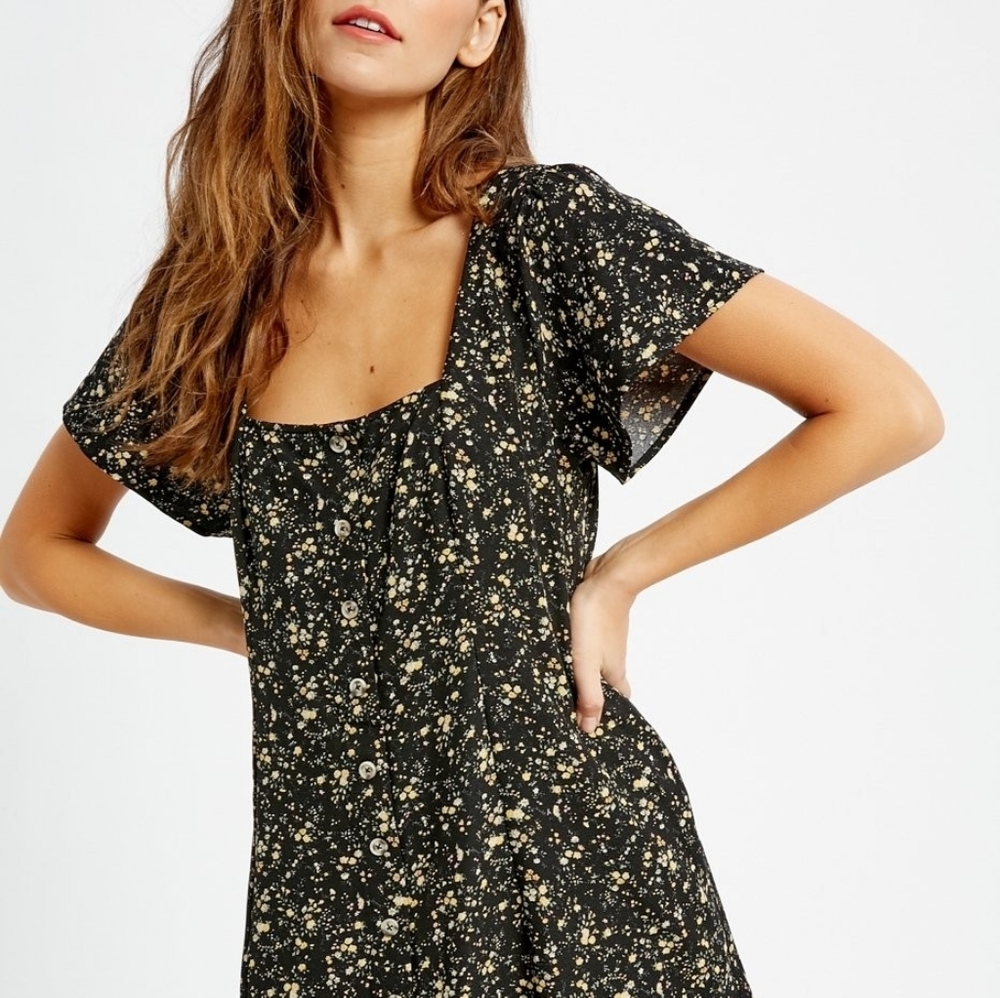 Black Floral Dress